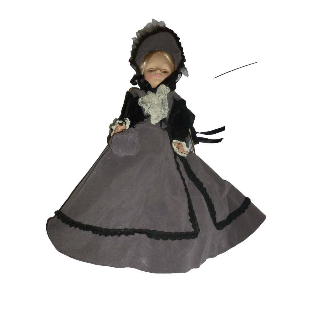 Effanbee The Passing Parade American Woman Victorian Grey Velvet Doll 1300